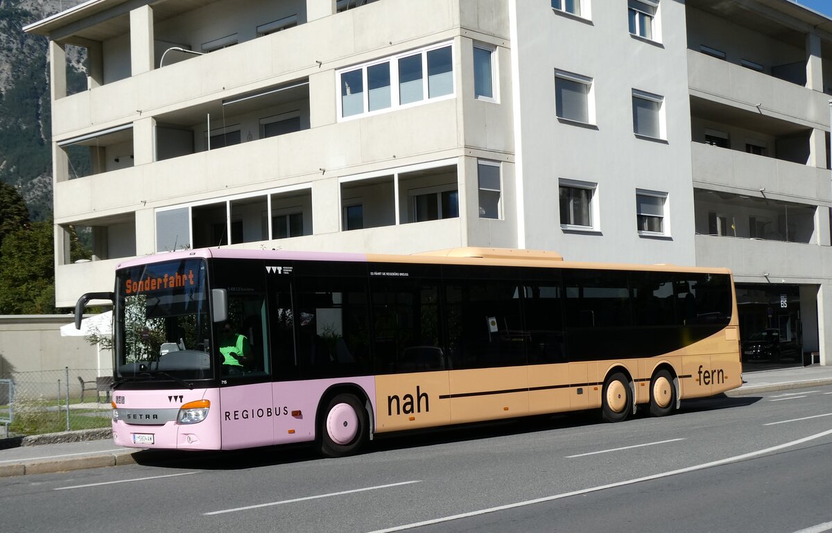 (280'549) - Breuss, Rankweil - Nr. 715/I 5804 AW - Setra am 18. September 2025 in Telfs, Anton-Auer-Strasse