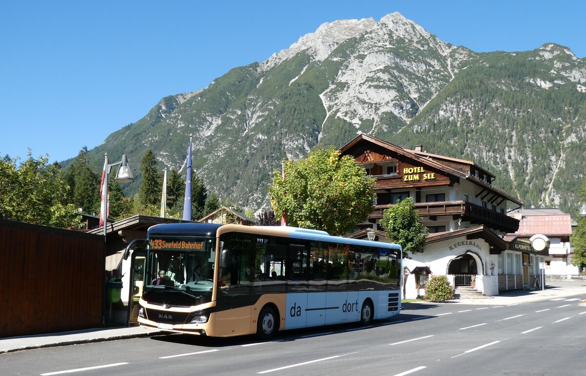 (280'612) - Breuss, Rankweil - Nr. 540/SZ 540 TI - MAN am 20. September 2025 in Leutasch, Weidach Zentrum