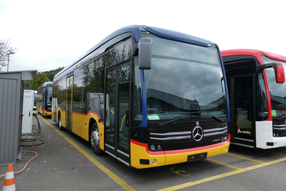 (281'164) - PostAuto Wallis - (146'519) - eMercedes am 10. Oktober 2025 in Winterthur, Daimler Buses