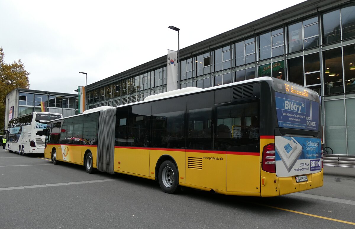 (281'515) - PostAuto Nordschweiz - AG 479'339/PID 5257 - Mercedes (ex SO 148'553) am 14. Oktober 2025 beim Bahnhof Interlaken Ost