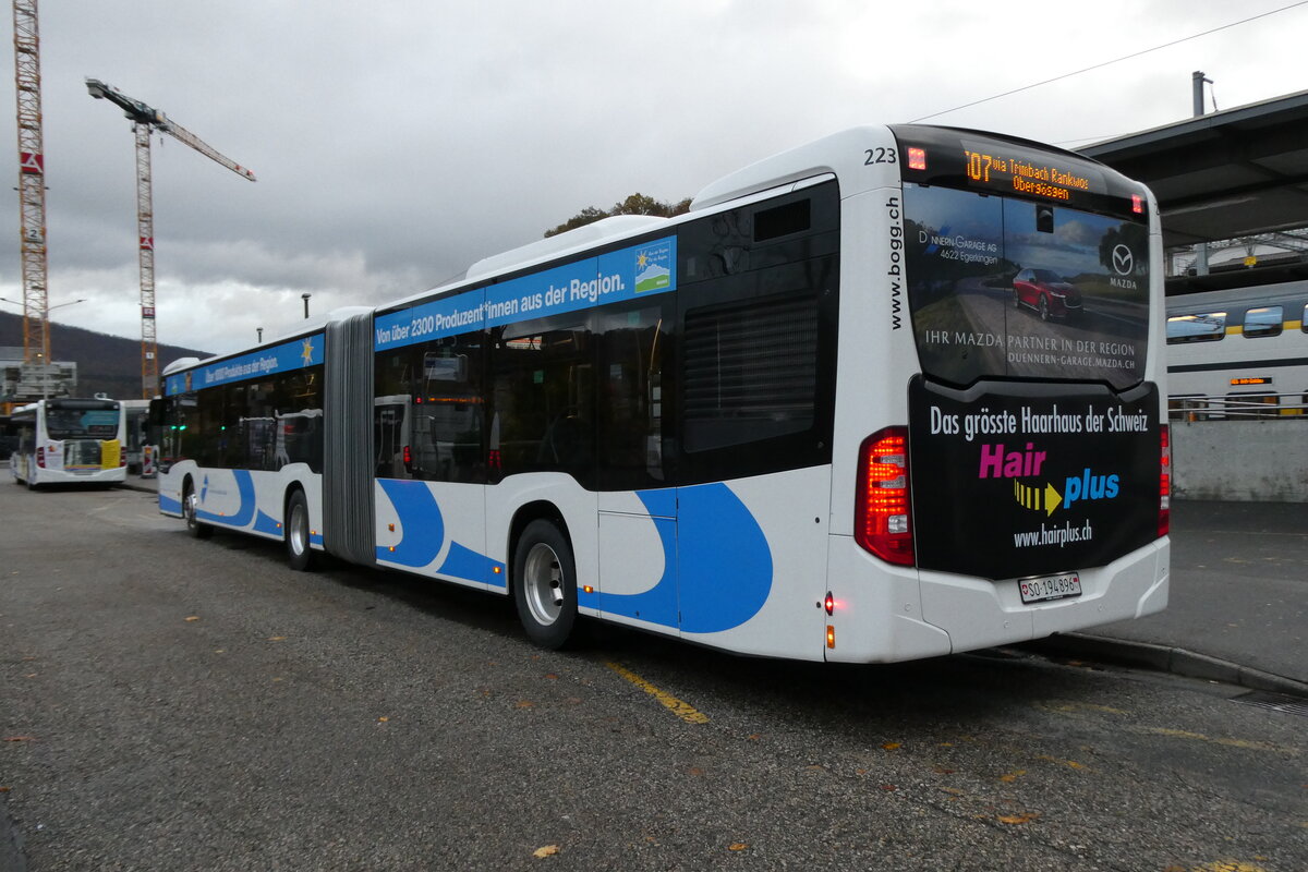 (281'790) - BOGG Wangen b.O. - Nr. 223/SO 194'896 - Mercedes am 25. Oktober 2025 beim Bahnhof Olten