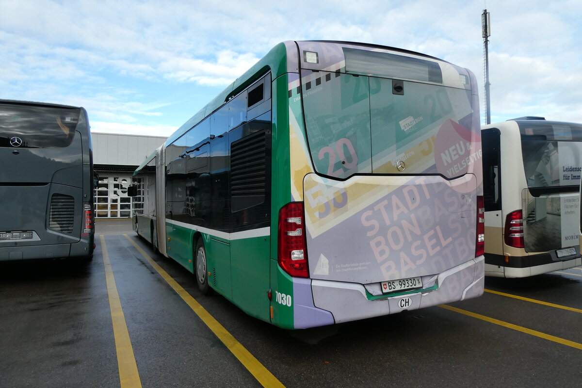 (282'640) - BVB Basel - Nr. 7030/BS 99'330 - Mercedes am 29. November 2025 in Winterthur, Daimler Buses