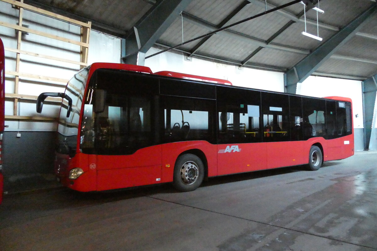 (283'506) - AFA Adelboden - Nr. 92/BE 19'692 - Mercedes am 25. Dezember 2025 in Adelboden, Busstation