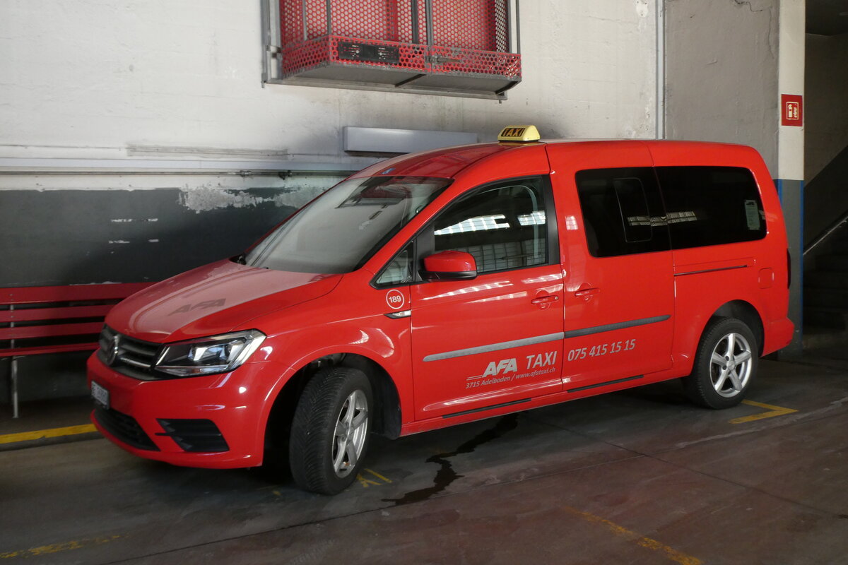 (283'613) - AFA Adelboden - Nr. 189/BE 26'880 - VW am 1. Januar 2026 in Adelboden, Busstation