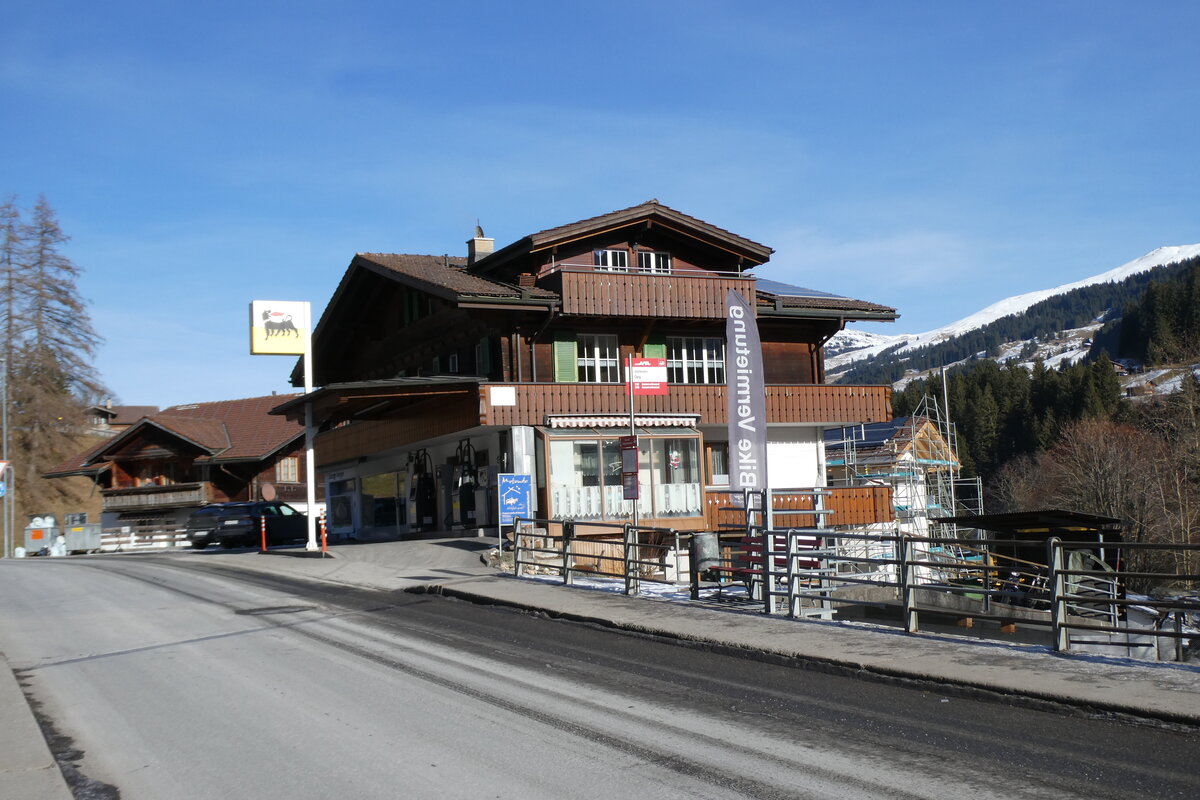 (283'620) - AFA-Haltestelle am 1. Januar 2026 in Adelboden, Oey