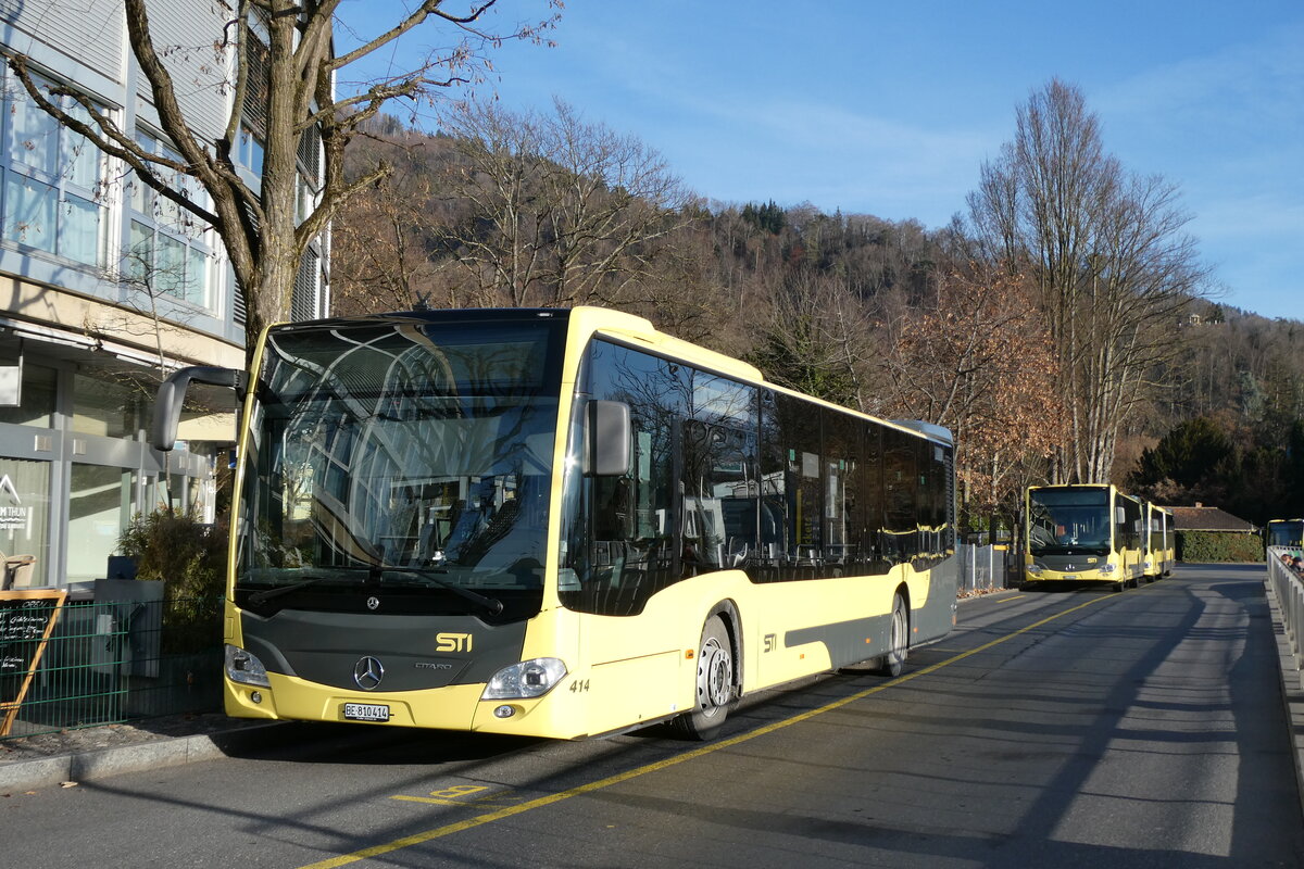 (283'628) - STI Thun - Nr. 414/BE 810'414 - Mercedes am 1. Januar 2026 bei der Schiffl
ndte Thun