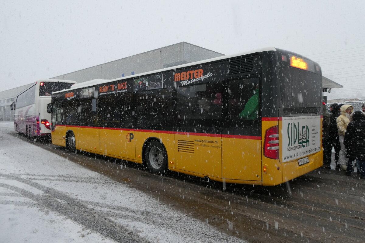 (283'865) - Wyss, Boningen - Nr. 60/SO 21'724/PID 5688 - Mercedes am 10. Januar 2026 beim Bahnhof Frutigen



































