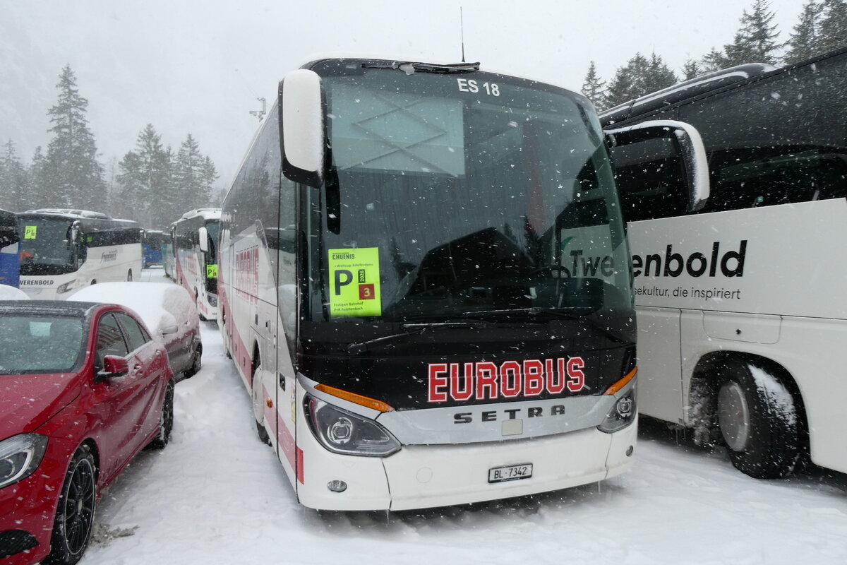 (283'887) - Saner, Laufen - Nr. 18/BL 7342 - Setra am 10. Januar 2026 in Adelboden, Unter dem Birg