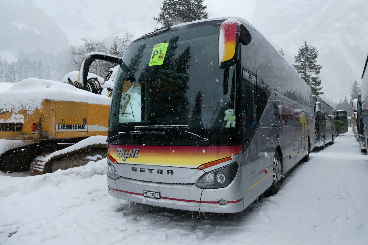 (283'911) - Dysli, Bern - Nr. 21/BE 49'871 - Setra am 10. Januar 2026 in Adelboden, Unter dem Birg