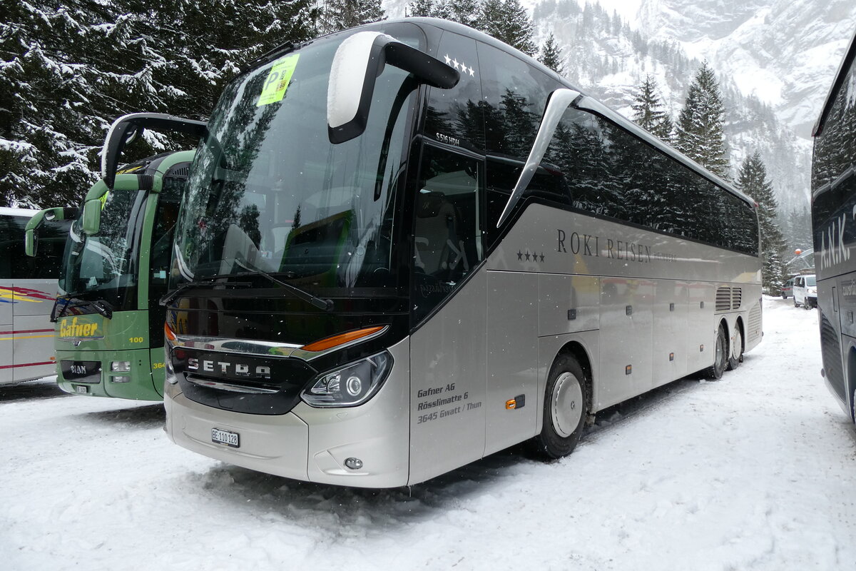 (283'947) - Roko, Heimberg - Nr. 110/BE 110'128 - Setra am 10. Januar 2026 in Adelboden, Unter dem Birg