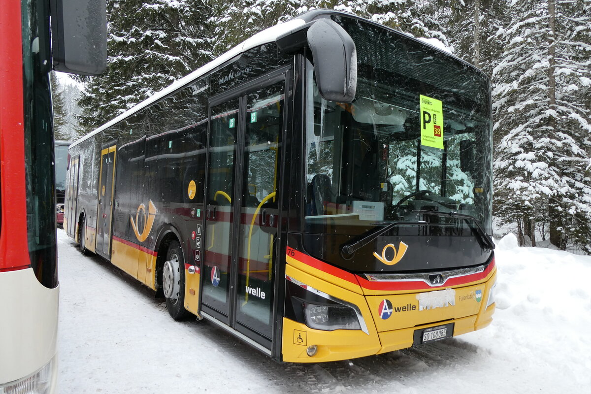 (283'965) - Wyss, Boningen - Nr. 76/SO 108'085/PID 11'874 - MAN am 10. Januar 2026 in Adelboden, Unter dem Birg