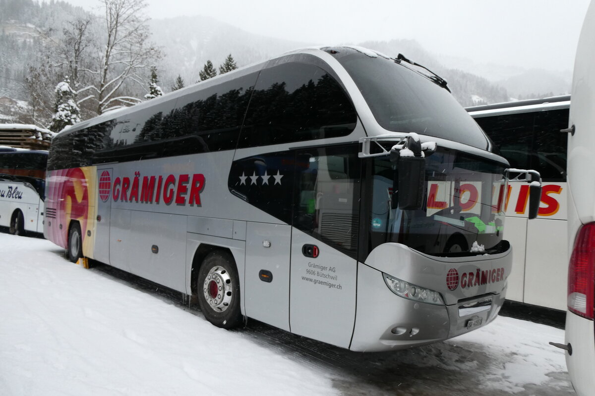 (284'087) - Gr�miger, B�tschwil - SG 41'551 - Neoplan am 10. Januar 2026 in Adelboden, ASB