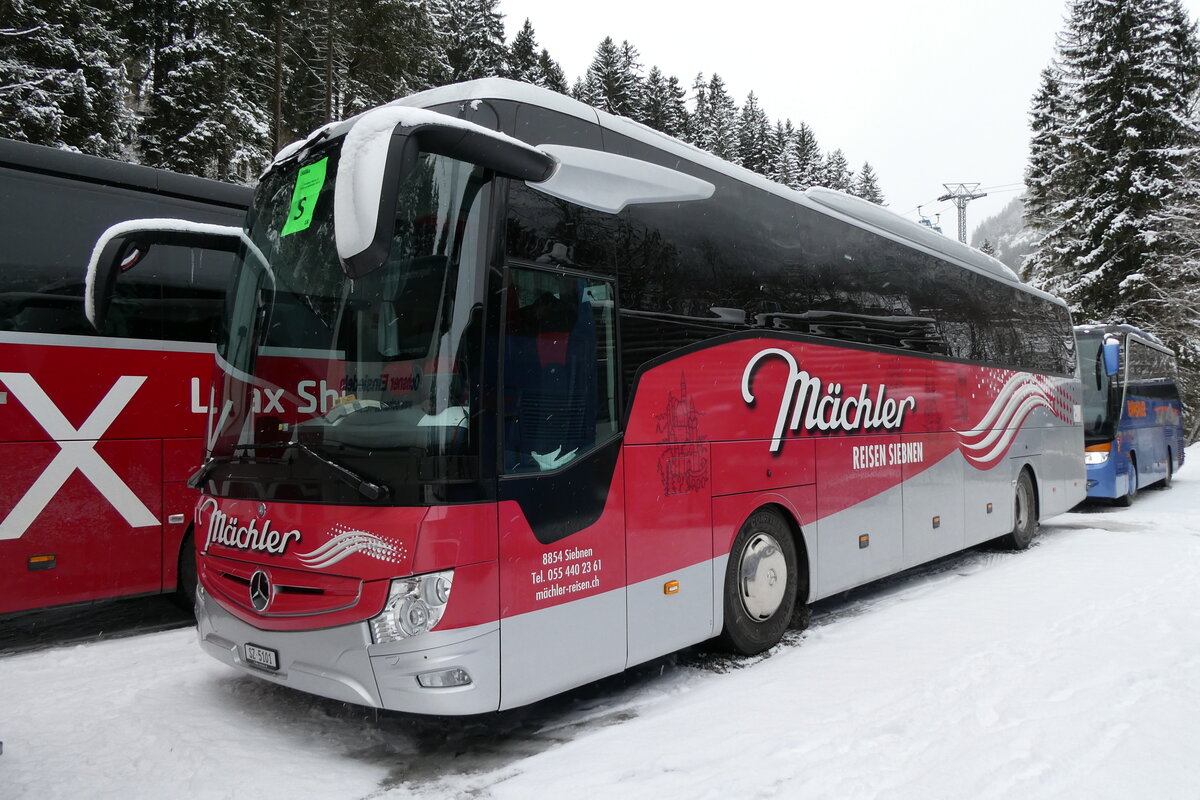 (284'095) - M�chler, Siebnen - SZ 5101 - Mercedes am 10. Januar 2026 in Adelboden, ASB