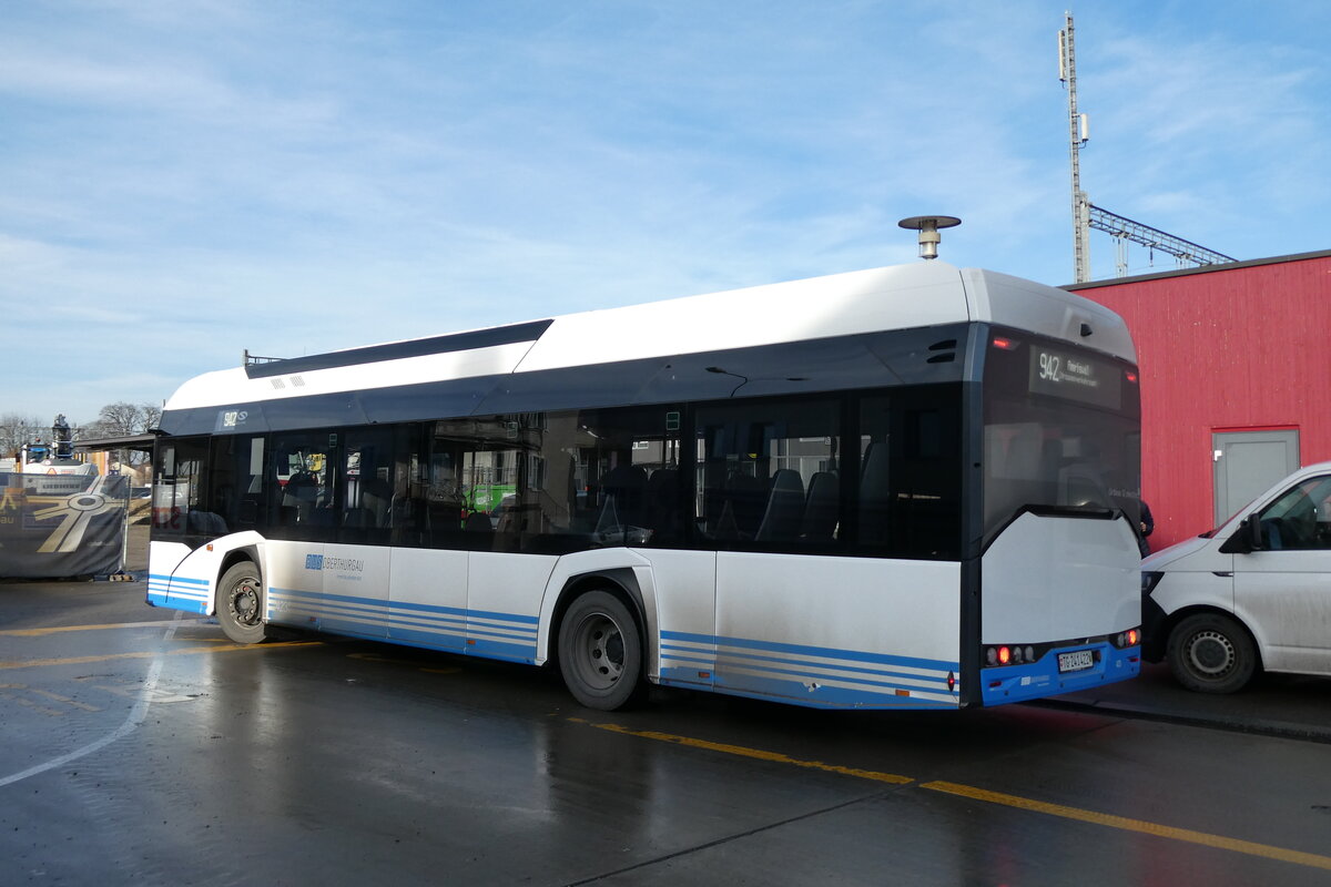 (284'179) - BOTG Amriswil - Nr. 423/TG 241'422 - eSolaris am 16. Januar 2026 beim Bahnhof Amriswil