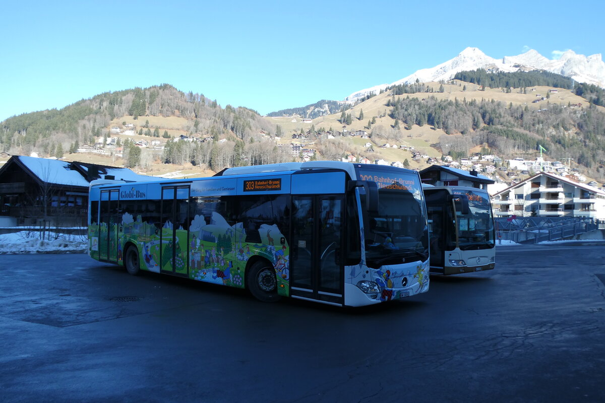 (284'584) - EAB Engelberg - Nr. 5/OW 10'241 - Mercedes (ex VZO Gr�ningen; ex Vorf�hrfahrzeug) am 3. Februar 2026 in Engelberg, Talstation Titlis