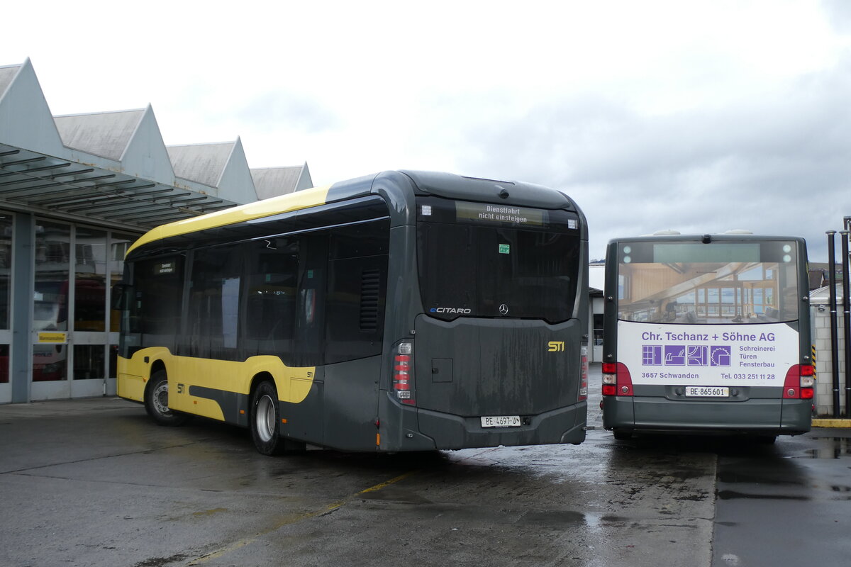 (284'835) - STI Thun - (146'996) - eMercedes am 12. Februar 2026 in Thun, Garage