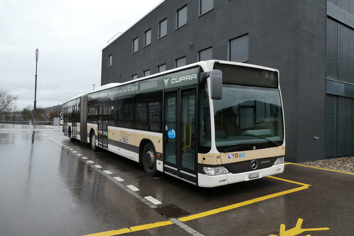(284'989) - AZZK Zollikon - Nr. 60/ZH 627'160 - Mercedes am 21. Februar 2026 in Winterthur, Daimler Buses