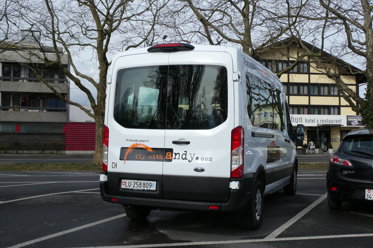 (285'333) - Fly with Andy, Ebikon - LU 258'809 - Ford am 11. M�rz 2026 in Thun, Lachen