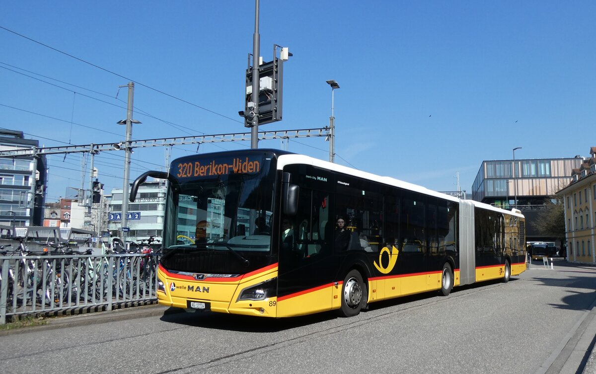 (285'531) - Steffen, Remetschwil - Nr. 89/AG 17'714/PID 12'044 - MAN am 19. M�rz 2026 beim Bahnhof Baden