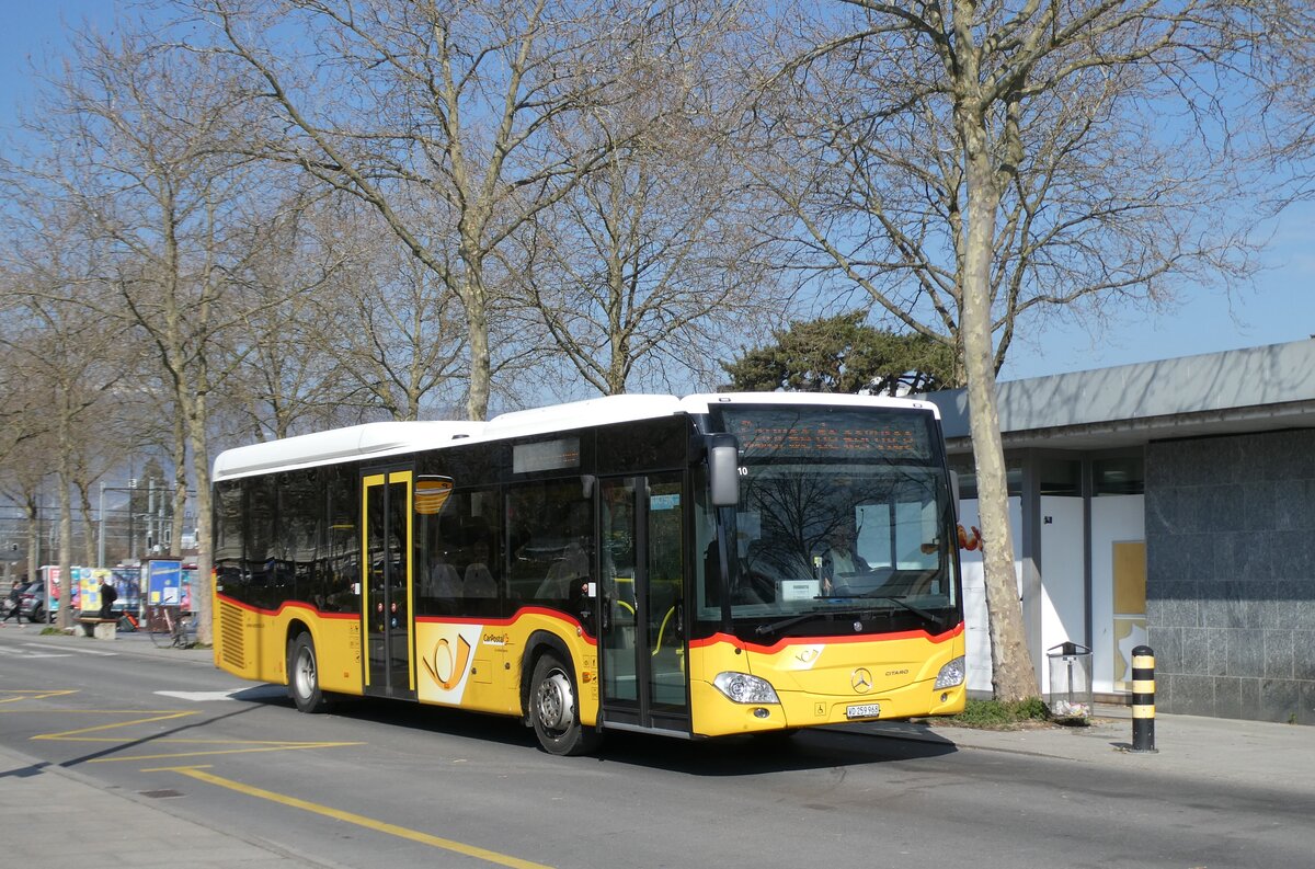 (285'620) - CarPostal Ouest - VD 259'968/PID 11'010 - Mercedes am 21. M�rt 2026 beim Bahnhof Yverdon