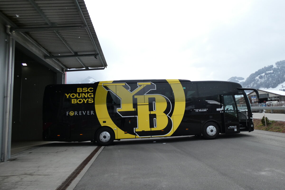 (285'752) - AFA Adelboden - Nr. 21/BE 1898 - Setra (ex Gerber, Deutschland; ex H�ffmann, D-Vechta) am 27. M�rz 2026 in Frutigen, Garage