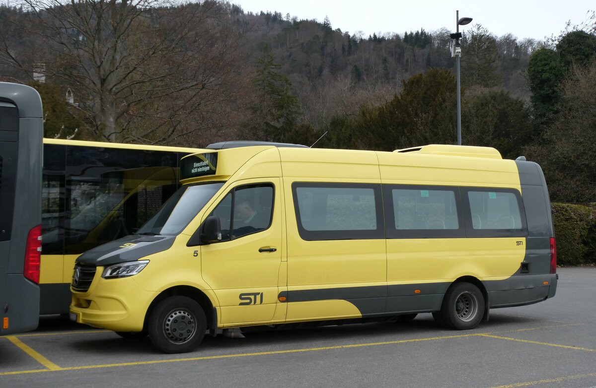 (285'835) - STI Thun - Nr. 5/BE 816'005 - Mercedes am 28. M�rz 2026 bei der Schiffl�ndte Thun