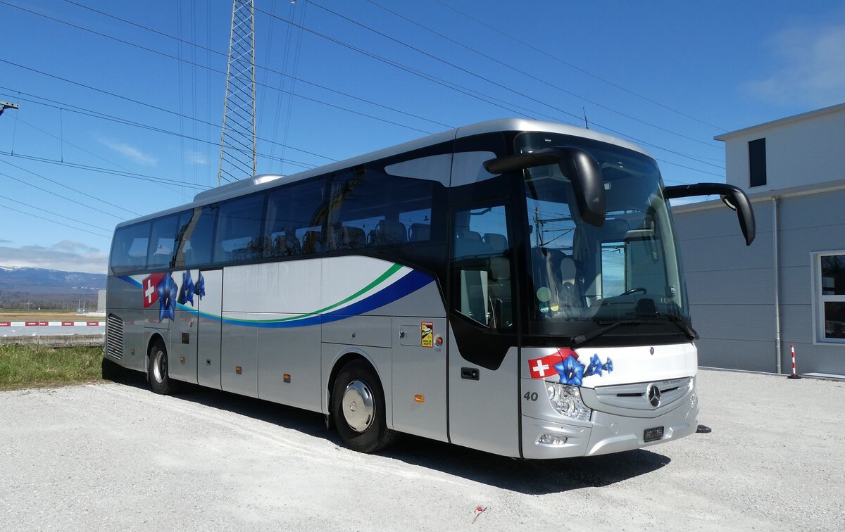(285'904) - STI Thun - Nr. 40 - Mercedes (ex Oberland Reisen, Thun Nr. 40) am 4. April 2026 in Kerzers, Murtenstrasse