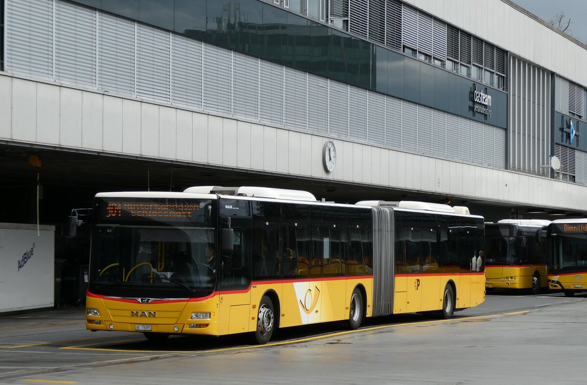 (286'064) - Steiner, Ortschwaben - Nr. 7/BE 78'878/PID 10'697 - MAN am 10. April 2026 in Bern, Postautostation