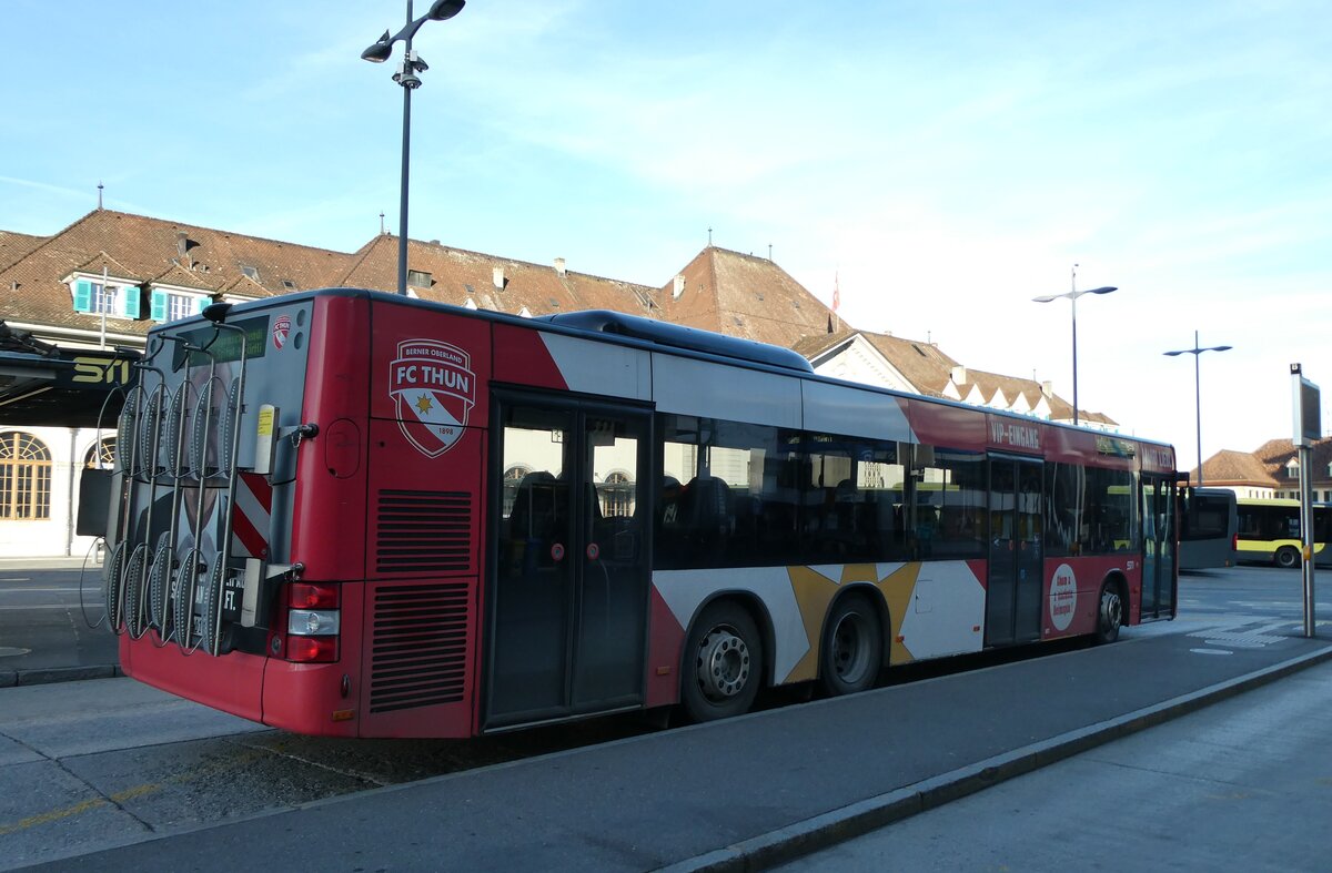 (286'068) - STI Thun - Nr. 149/BE 801'149 - MAN am 11. April 2026 beim Bahnhof Thun