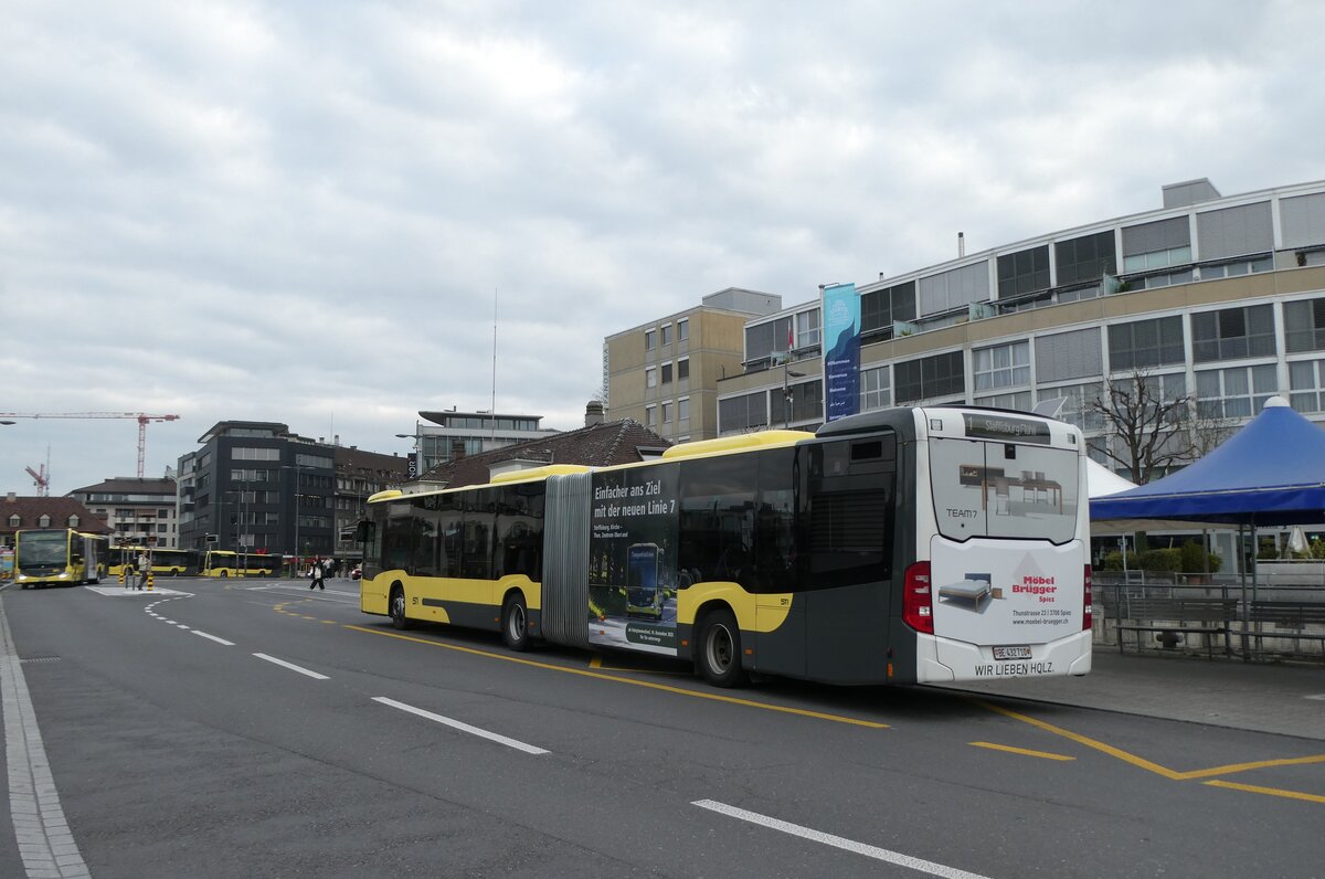 (286'134) - STI Thun - Nr. 710/BE 432'710 - Mercedes am 16. April 2026 beim Bahnhof Thun 