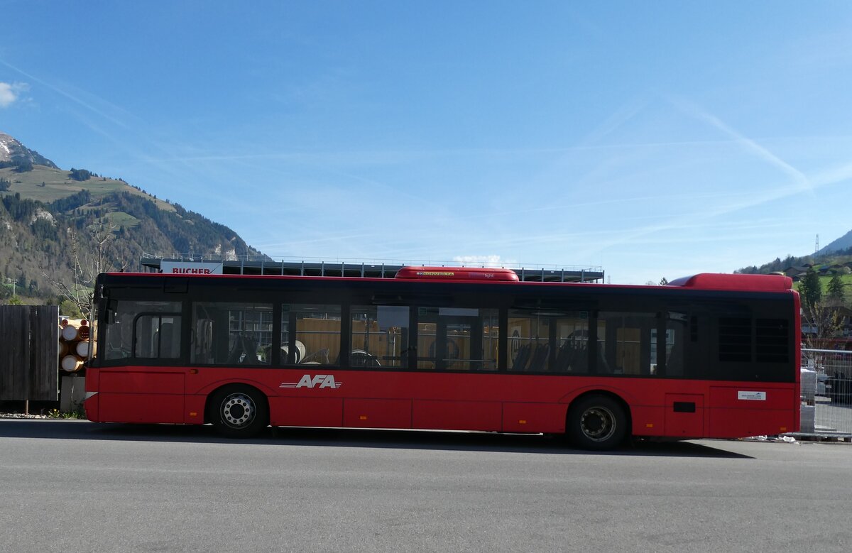 (286'217) - AFA Adelboden - Nr. 491/BE 549'198 - Solaris (ex Nr. 91) am 18. April 2026 in Frutigen, Garage
