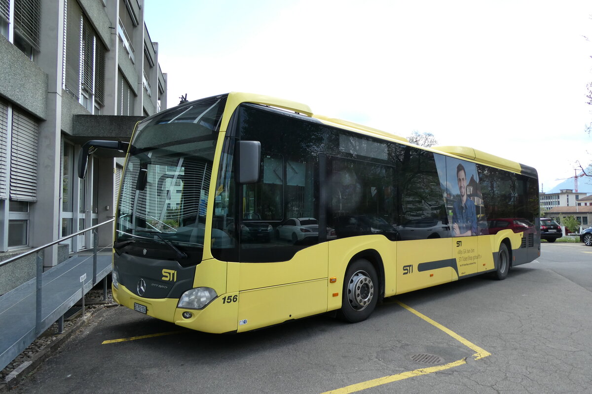 (286'245) - STI Thun - Nr. 156/BE 752'156 - Mercedes am 19. April 2026 in Thun, Garage