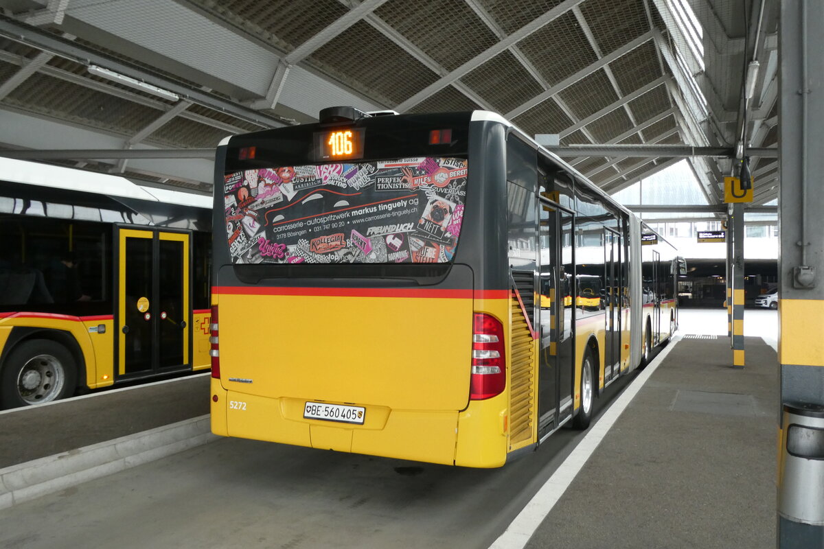 (286'509) - PostAuto Bern - Nr. 5272/BE 560'405/PID 5272 - Mercedes (ex Nr. 636) am 28. April 2026 in Bern, Postautostation