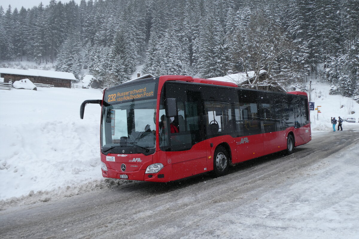 (293'977) - AFA Adelboden - Nr. 91/BE 26'704 - Mercedes am 10. Januar 2026 in Adelboden, Unter dem Birg