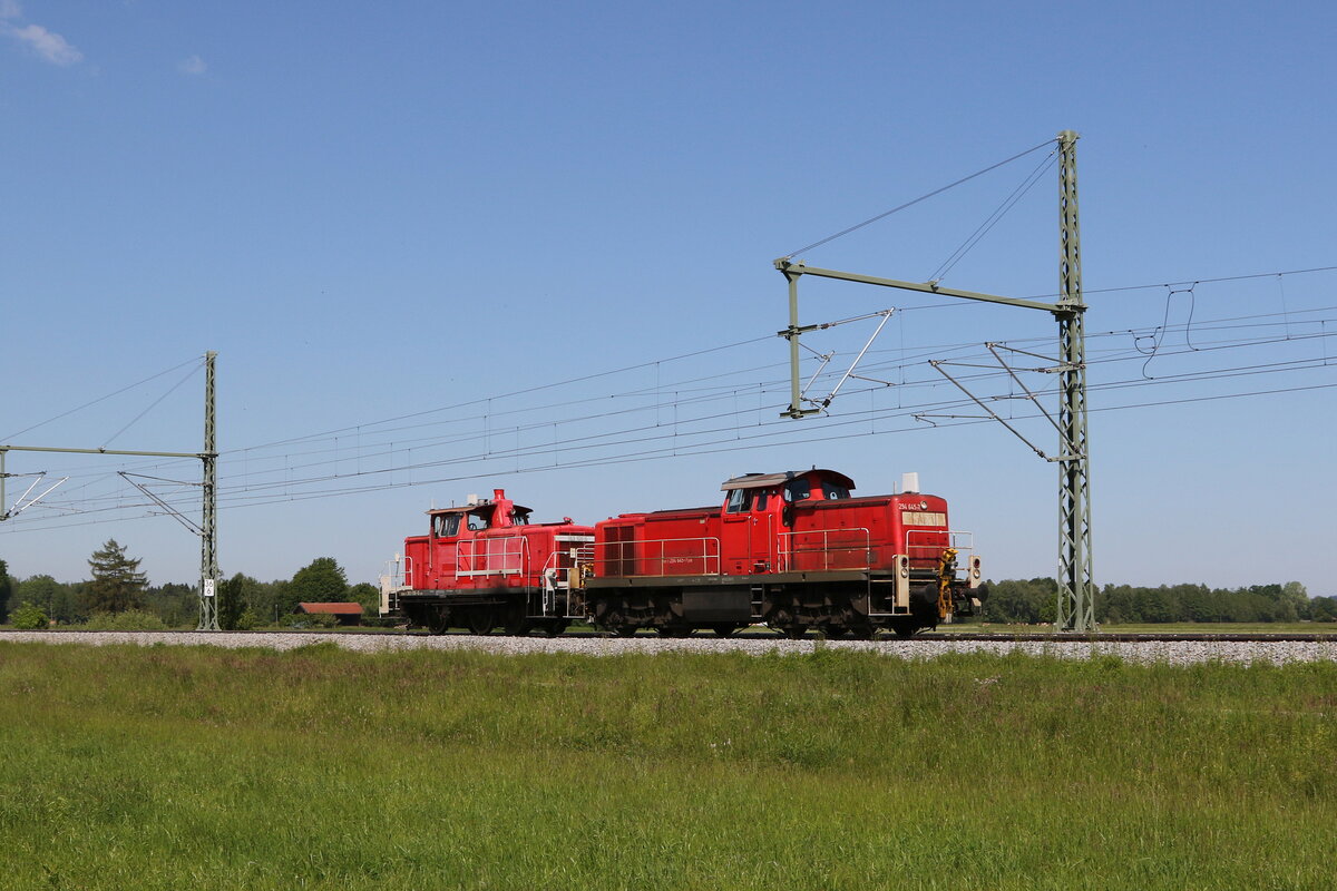 294 645 & 363 106 waren am 2. Juni 2021 bei bersee am Chiemsee auf dem Weg nach Freilassing.