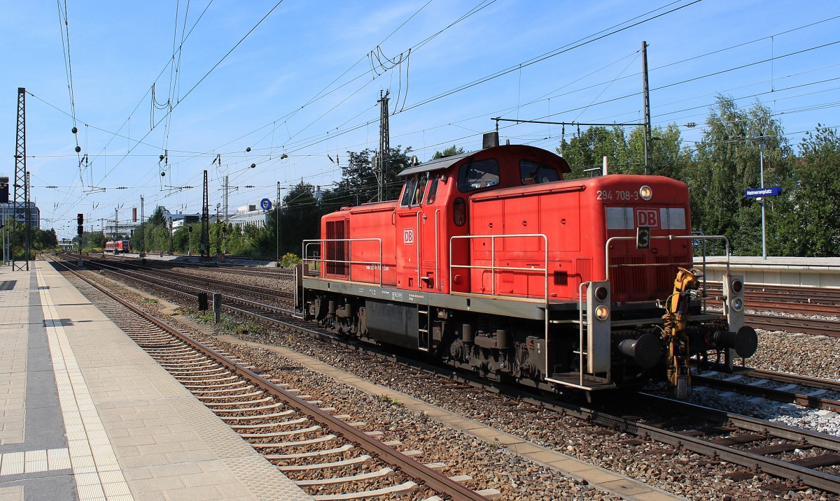 294 708-e durchfhrt am 14. August 2012 Mnchen-Heimeranplatz.