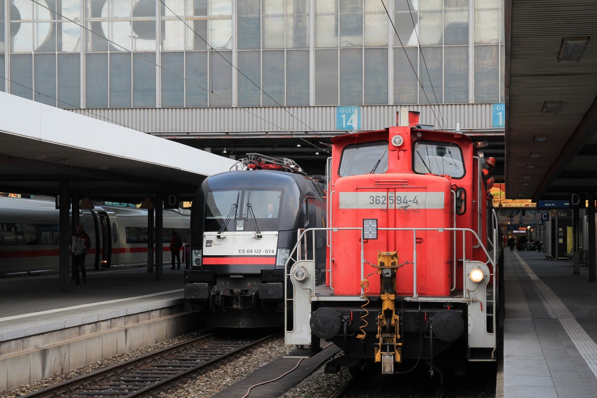 362 594-4 am 3. Januar 2014 im Mnchner Hauptbahnhof.