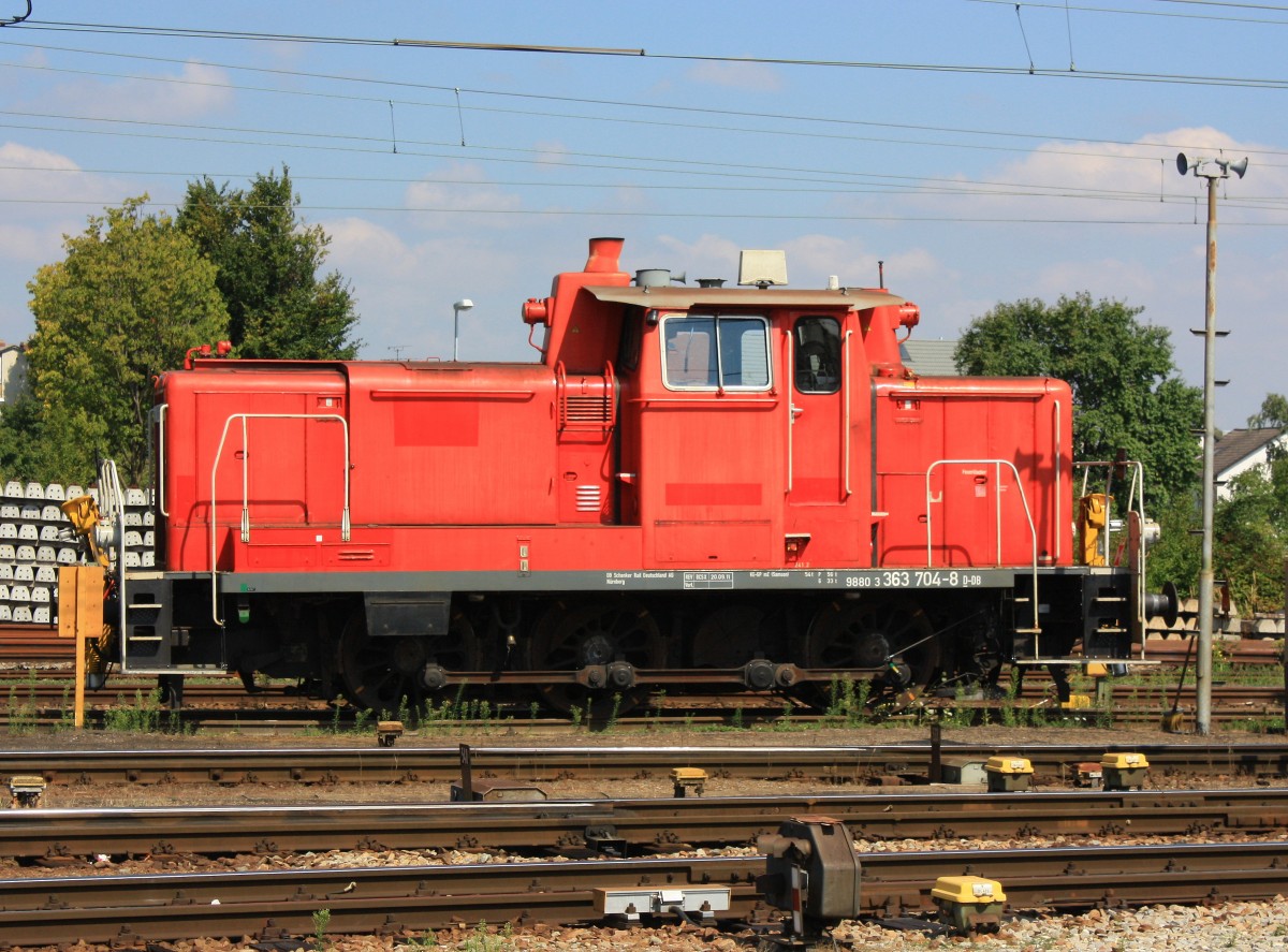 363 704-8 ebenfalls am 22. August 2013 in Landshut.