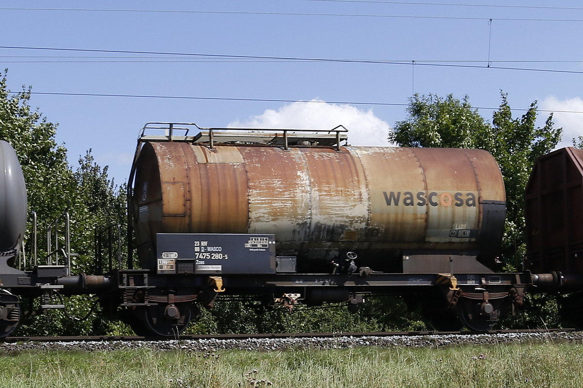 7475 280-5 (Zces) von  WASCOSA  am 19. August 2017 bei Thngersheim.