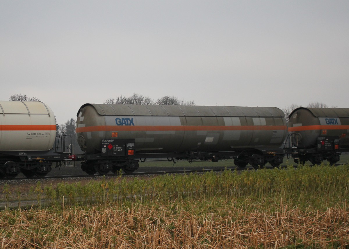 7813 031-7 (Zags) am 30. Dezember 2015 bei Heiligenstadt.