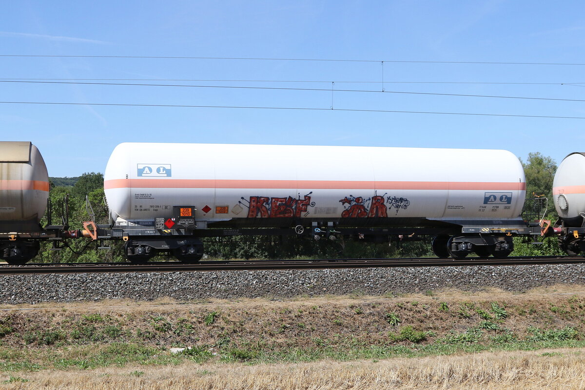 7813 378 (Zags) der  Aretz-GmbH  am 8. August 20222 bei Himmelstadt am Main.