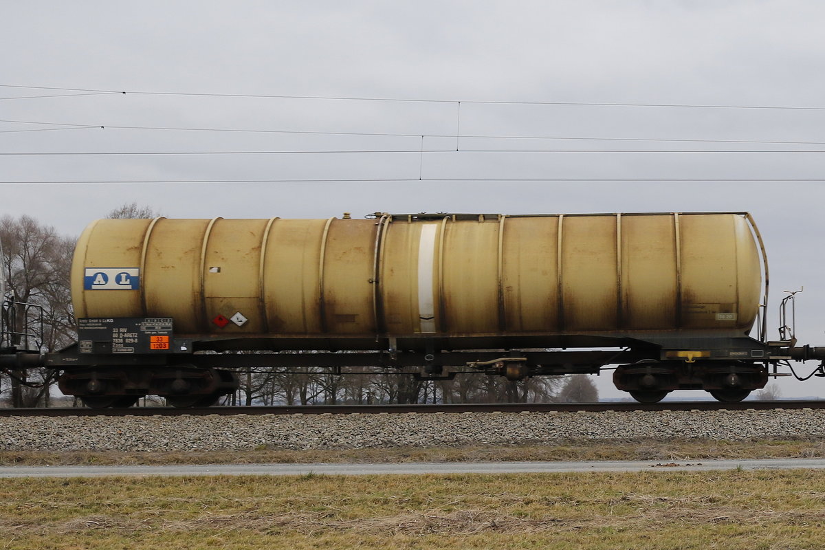 7836 029 (Zans) der  Aretz GmbH  am 28. Dezember 2016 bei bersee.