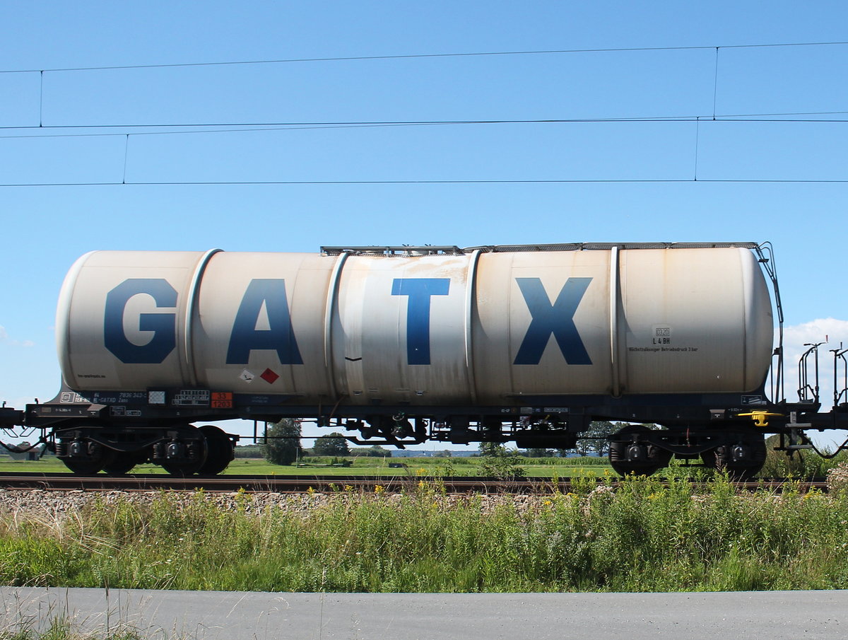 7836 343-5 (Zans) von  GATX  am 7. August 2016 bei bersee.