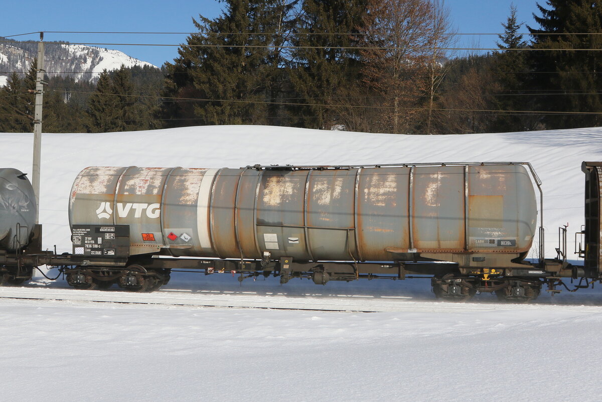 7836 5590 (Zans) von  VTG  am 12. Februar 2022 bei Fieberbrunn.