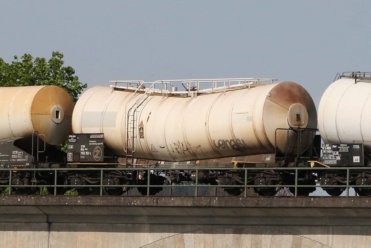 7836 953 (Zans) von  ATIR-RAIL  am 30. April 2024 bei Regenstauf.