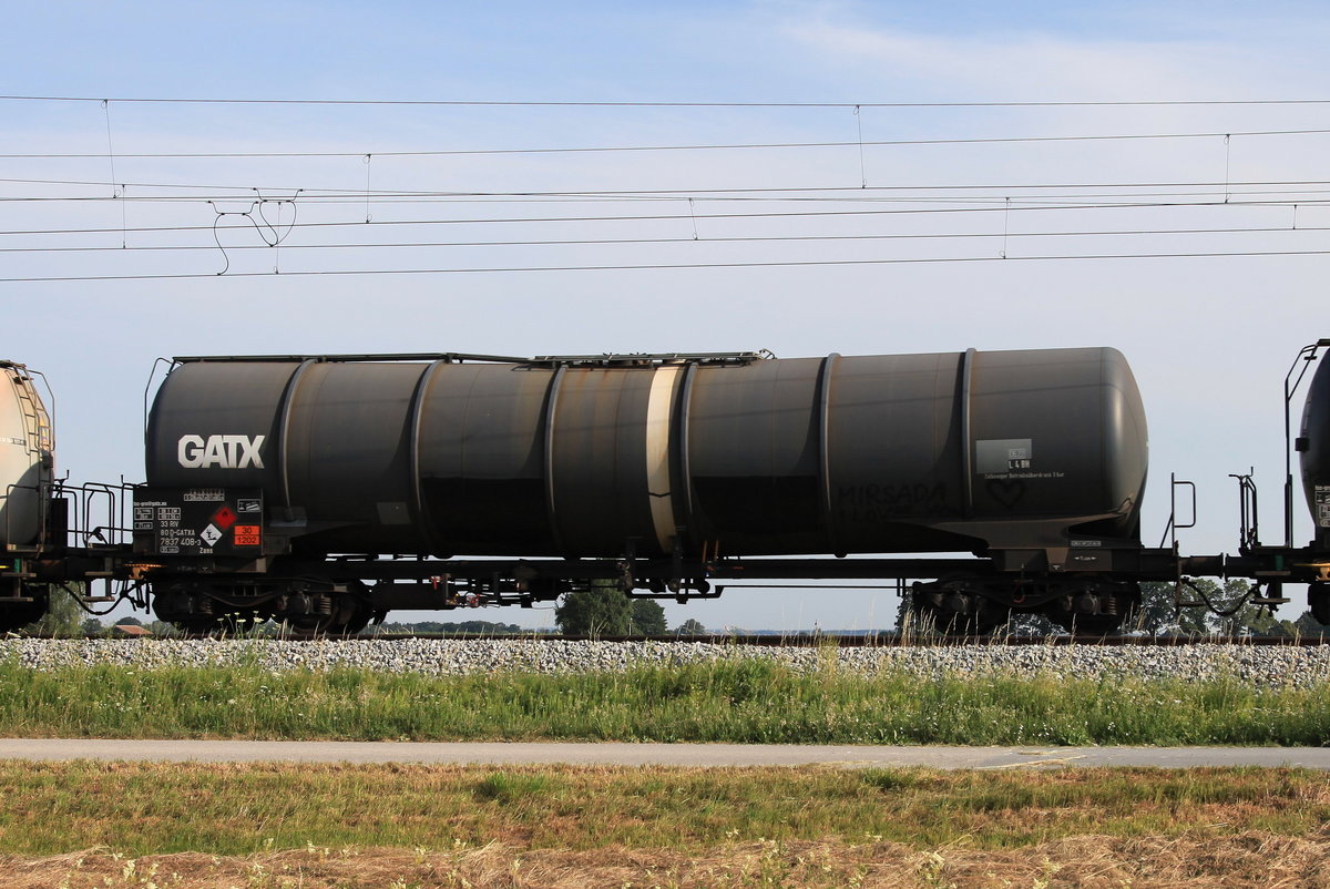 7837 408 (Zans) von  GATX  am 1. Juli 2019 bei bersee.