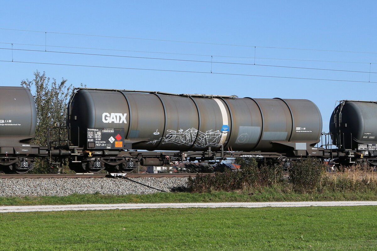 7837 411 (Zans) von  GATX  am 31. Oktober 2022 bei bersee.