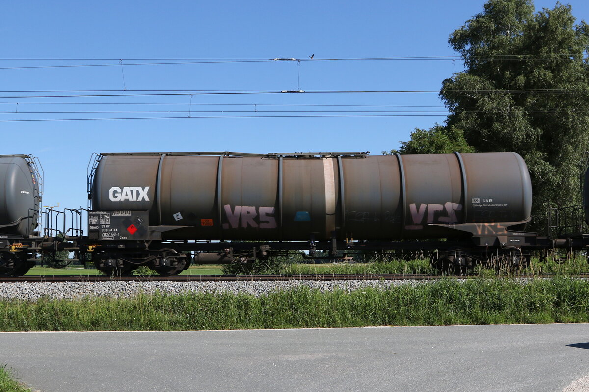 7837 441 (Zans) von  GATX  am 12. Juli 2021 bei bersee.