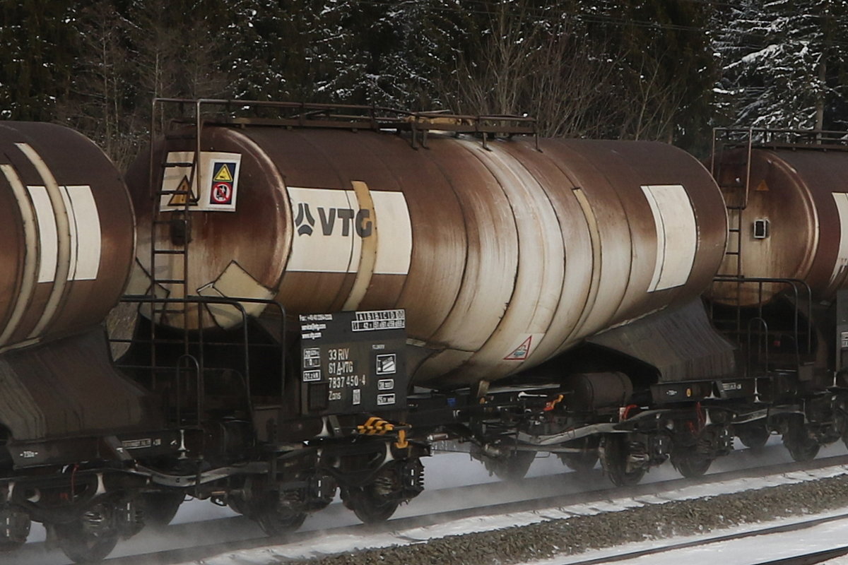 7837 450 (Zans) von  VTG  am 27. Januar 2021 bei Grabensttt.