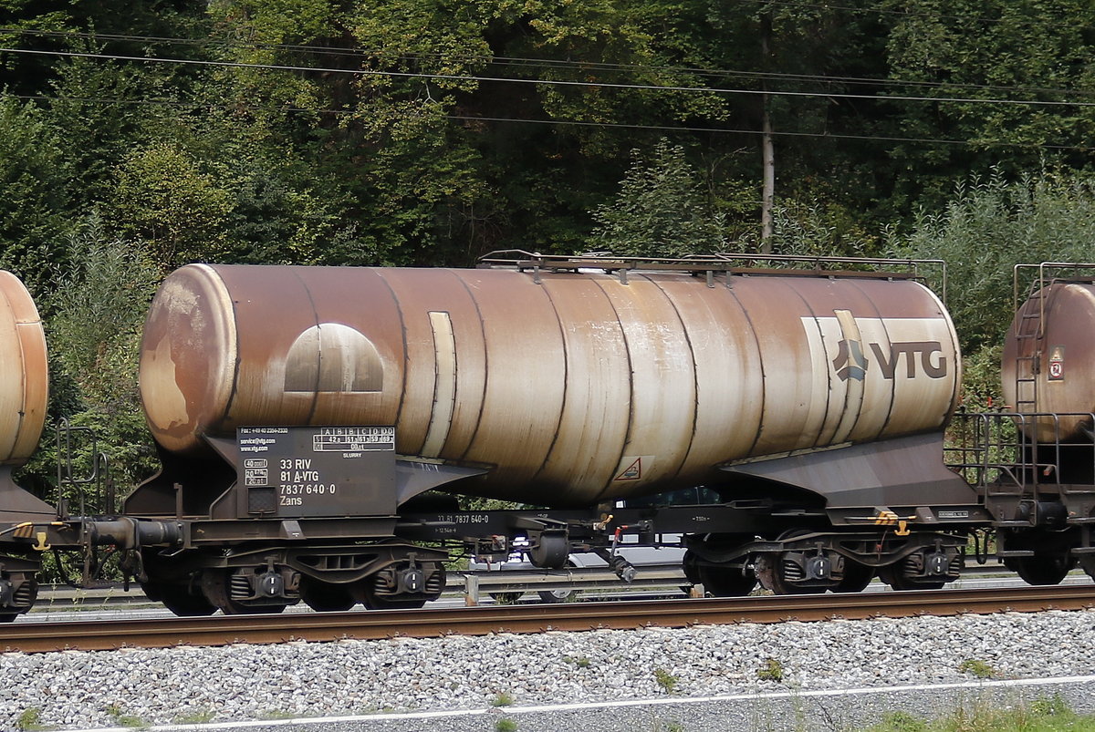 7837 640 (Zans) von  VTG  am 11. September 2018 bei Mitterberg.